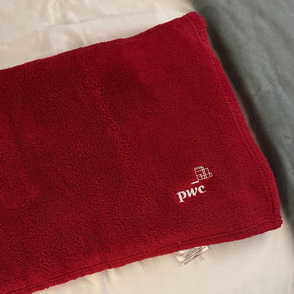 Red PWC Fleece Blanket